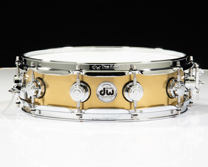 DW Collector's Knurled Brass 4x14 Snare Drum