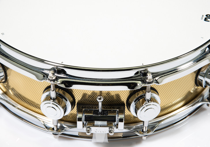DW Collector's Knurled Brass 4x14 Snare Drum