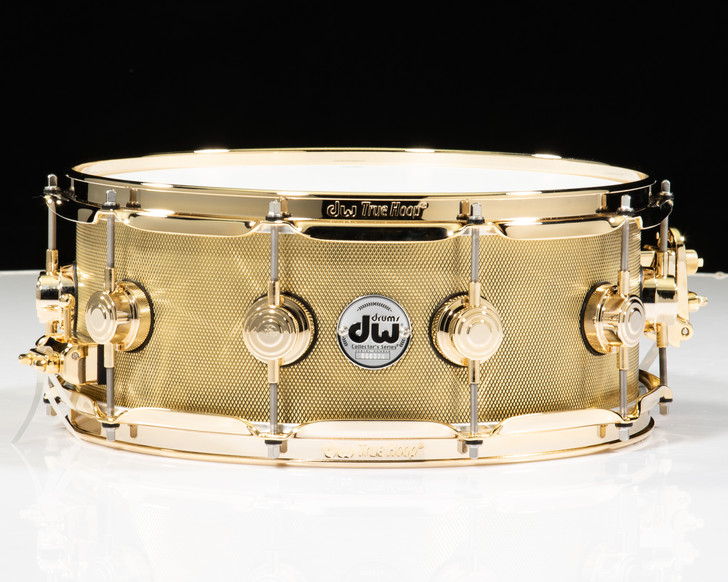 DW Collector's Knurled Brass 5.5x14 Snare Drum