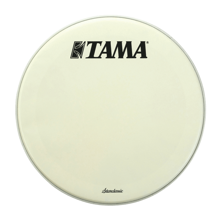 Tama 22" Coated White Bass Drum Resonant Head - Starclassic Logo