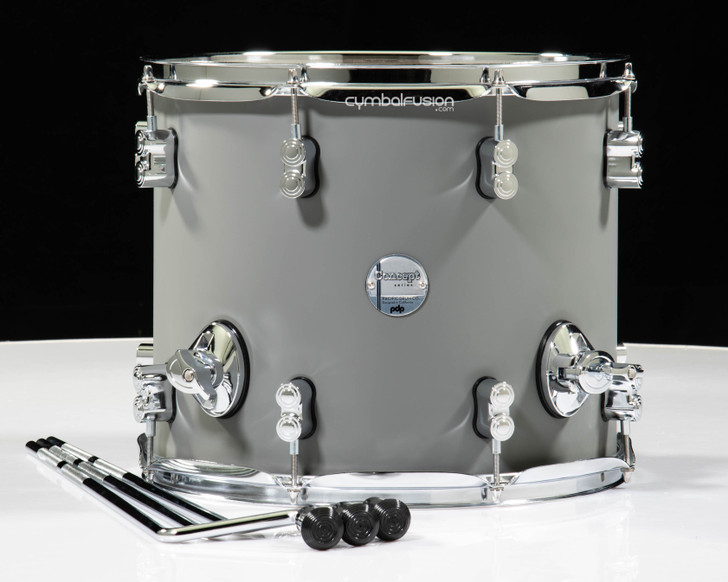 PDP Concept Maple 12x14 Tom - Satin Pewter