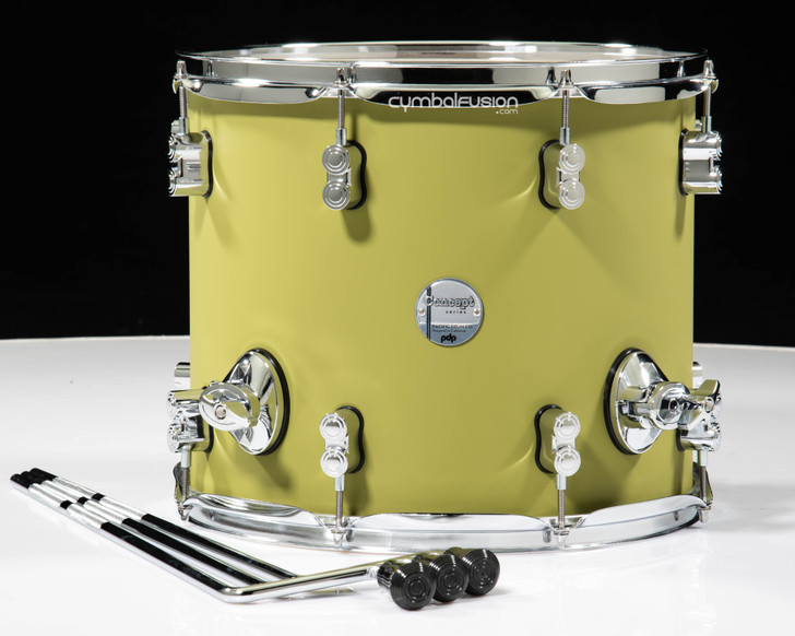 PDP Concept Maple 12x14 Tom - Satin Olive