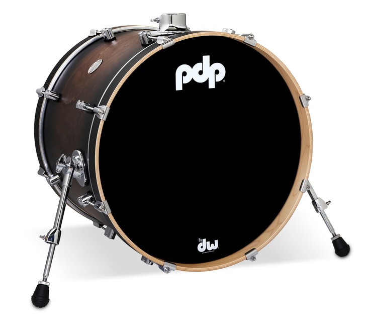 PDP Concept Maple 16X20 Bass Drum - Charcoal Burst (PDCM1620KKSCB)