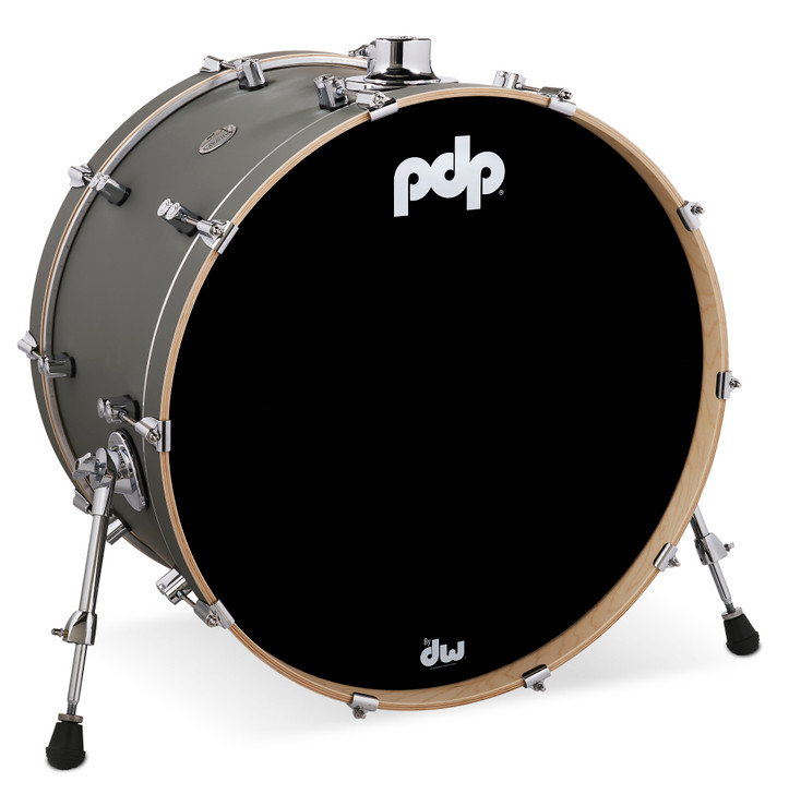 PDP Concept Maple 14X24 Bass Drum - Satin Pewter