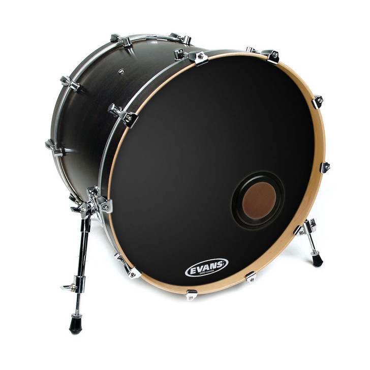 Evans REMAD Resonant Black Bass Drum Head - 24"