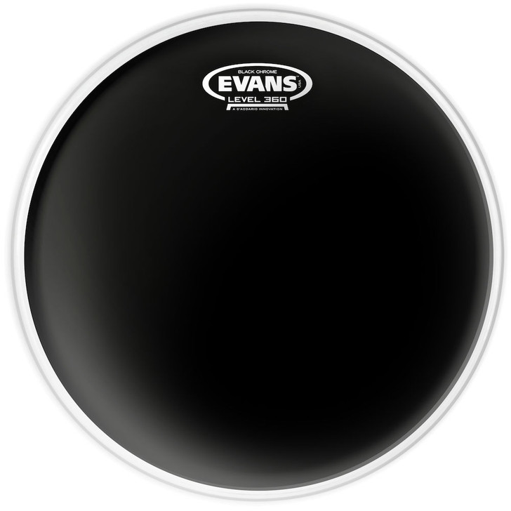 Evans Black Chrome Drum Head - 10"