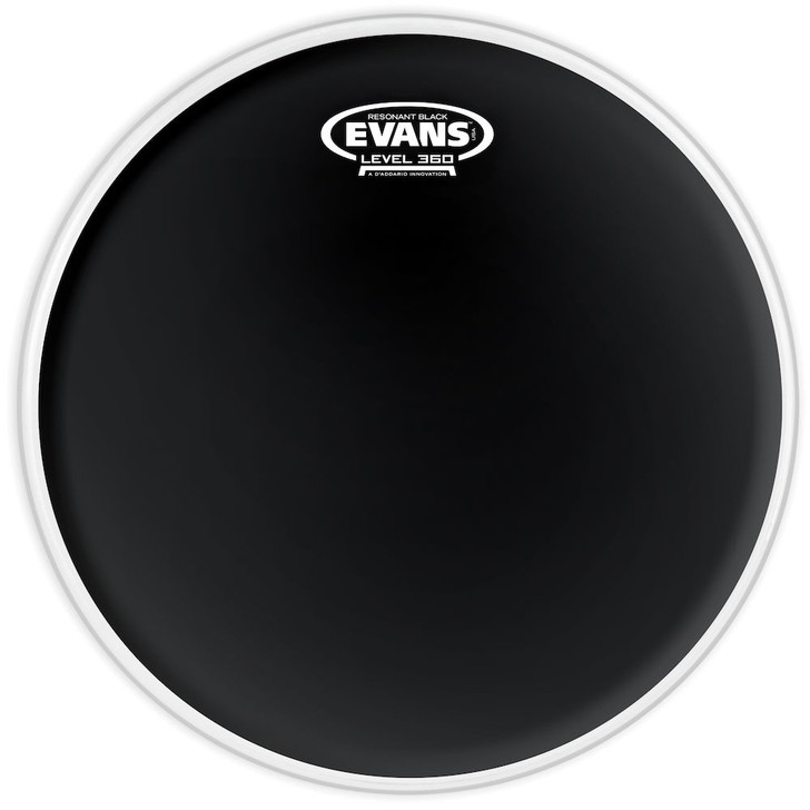 Evans Black Resonant Drum Head - 10"