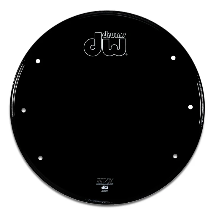 DW Gloss Black Performance HVX Bass Drum Head - 22"