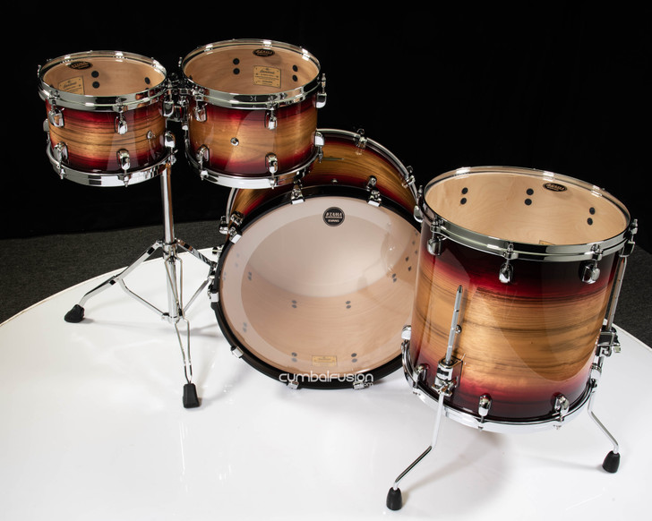 Tama Starclassic Maple 4pc Shell Pack  - Ruby Pacific Walnut Burst