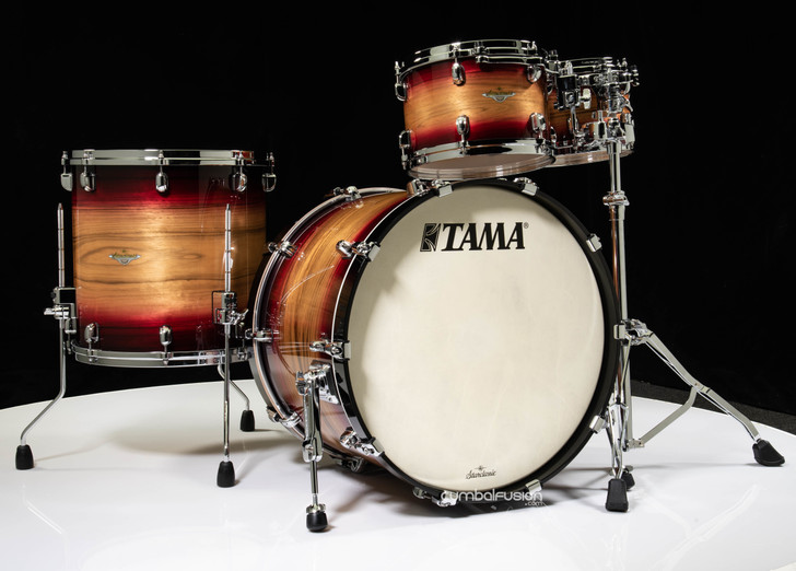 Tama Starclassic Maple 4pc Shell Pack  - Ruby Pacific Walnut Burst