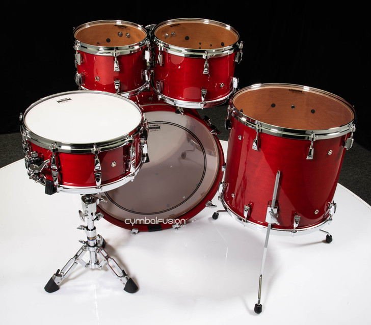 Yamaha Absolute Hybrid Maple 5pc 10/12/16/22/14SD Red Autumn