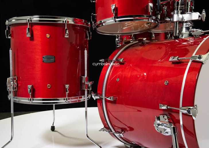 Yamaha Absolute Hybrid Maple 5pc 10/12/16/22/14SD Red Autumn