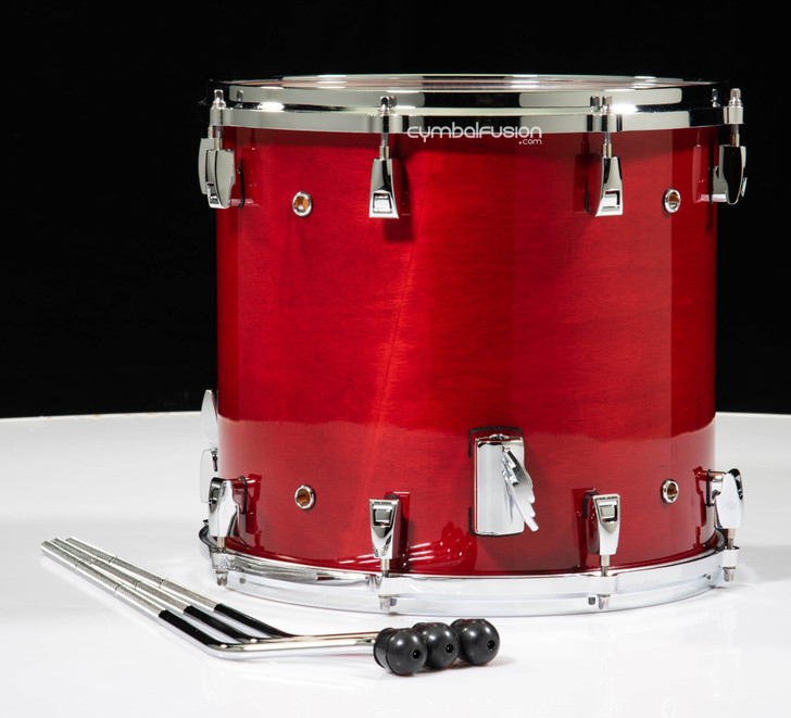 Yamaha Absolute Hybrid Maple 14x13 Floor Tom - Red Autumn AMF-1413RAU