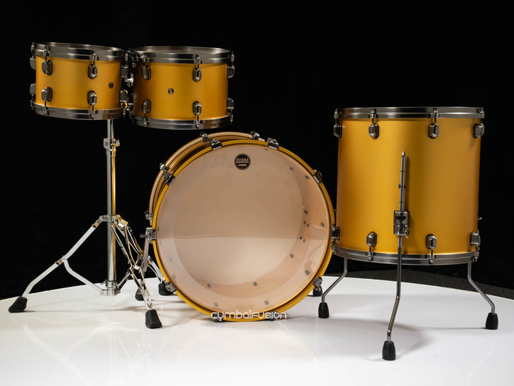 Tama Starclassic Maple 4pc Shell Pack  - Satin Aztec Gold Metallic