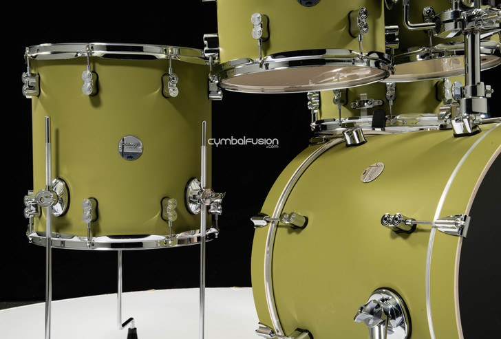 PDP Concept Maple Fusion 5pc 10/12/14/20/14SD Satin Olive
