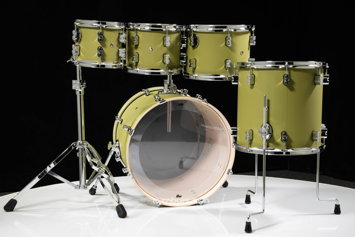 PDP Concept Maple Fusion 6pc 8/10/12/14/20/14SD Satin Olive