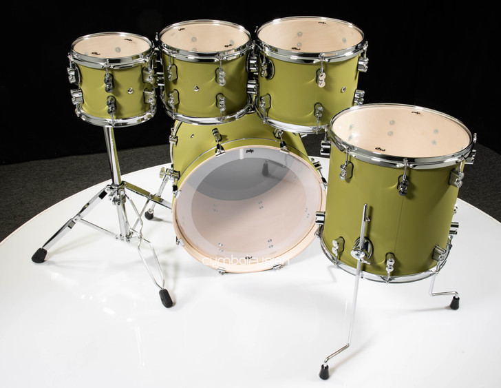 PDP Concept Maple Fusion 6pc 8/10/12/14/20/14SD Satin Olive