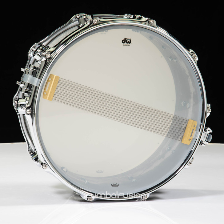 DW Collector's Series Concrete 6.5x14 Snare Drum Chrome Hardware