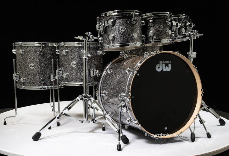 DW Collector's 7pc Maple Shell Pack - Black Galaxy 8/10/12/14/16/22/14SD
