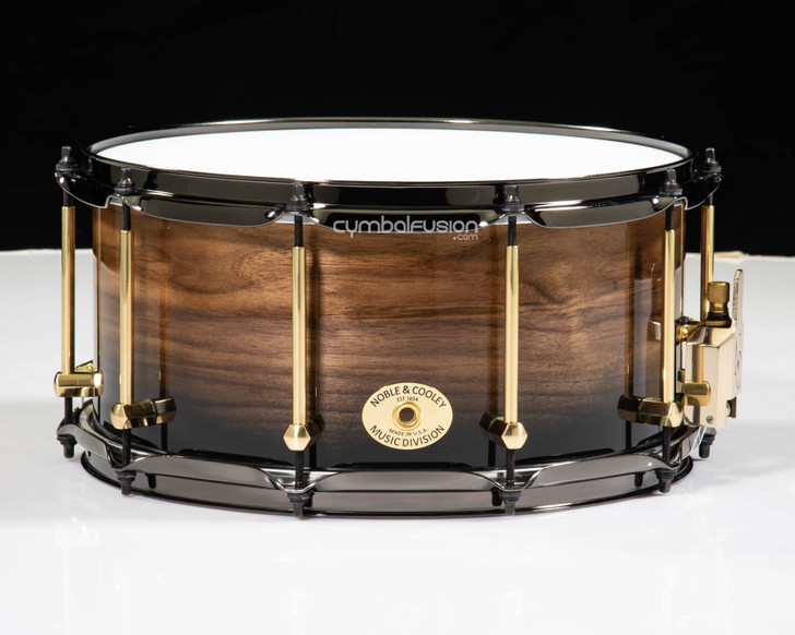 Noble & Cooley 7x14 Classic Walnut Snare - Black Fade