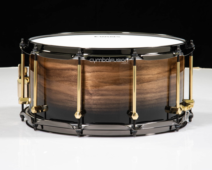 Noble & Cooley 7x14 Classic Walnut Snare - Black Fade