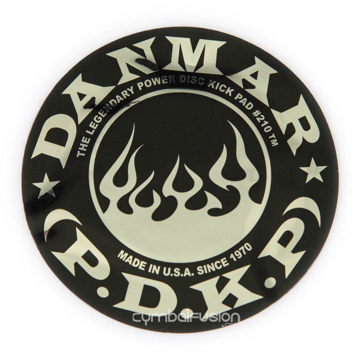 Danmar Bass Drum Impact Pad - Flames