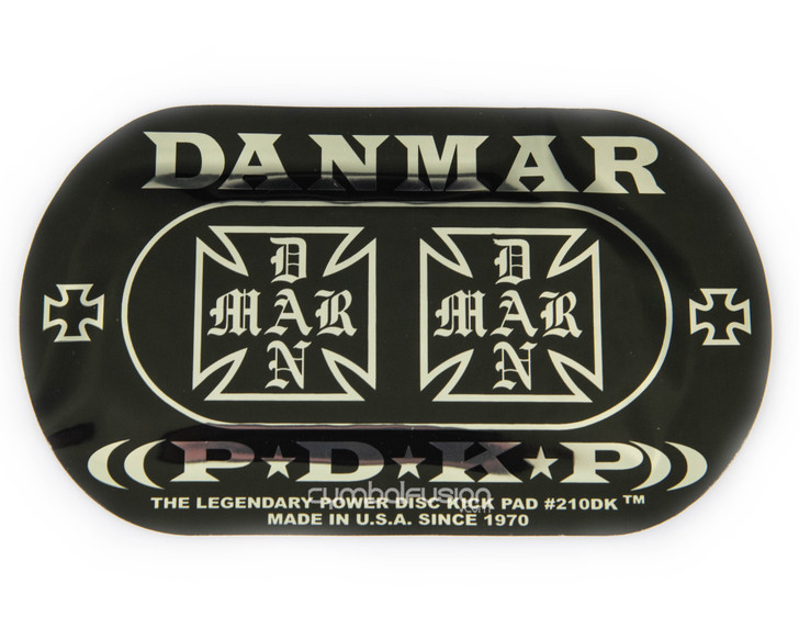 Danmar Double Bass Drum Impact Pad - Iron Cross