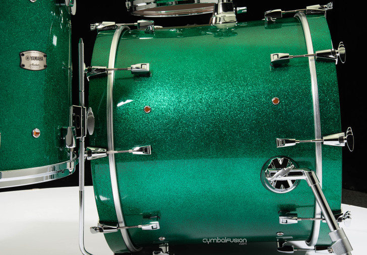 Yamaha Absolute Hybrid Maple Jade Green Sparkle- 12x8, 16x15, 22x18