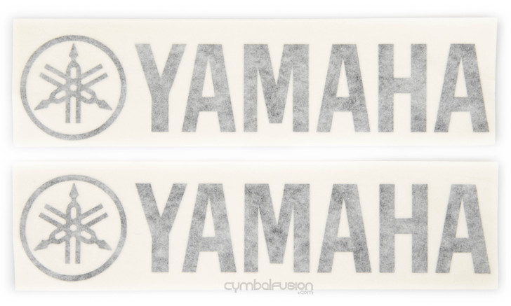 Yamaha Bass Drum Logo Black Small 2-Pack