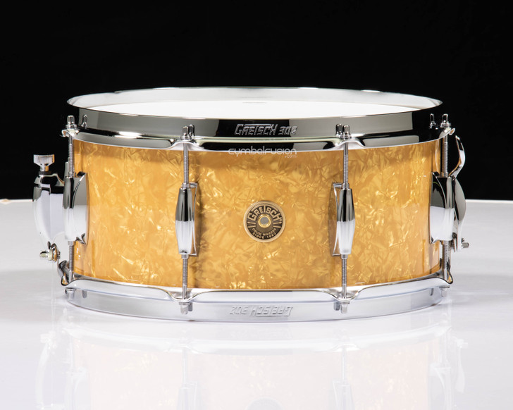 Snare Custom 6インチ Gretsch USA Custom 6.5x14 Snare Antique Pearl Nitron