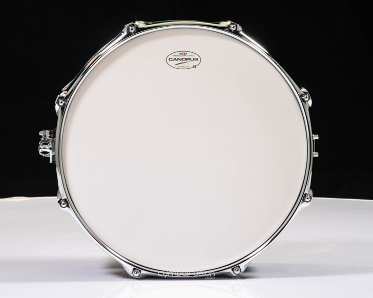 Canopus Yaiba 6.5x14 Birch Snare Drum - Ice Black Sparkle