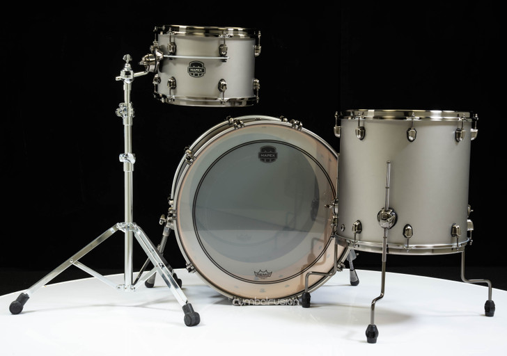Mapex Saturn Evolution Hybrid Powerhouse 3pc Rock Kit - Gun Metal Gray