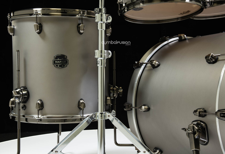 Mapex Saturn Evolution Birch/Walnut 4pc Classic Kit - Gun Metal Gray