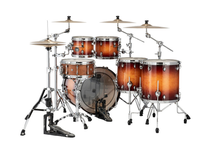 Mapex Saturn Evolution Maple/Walnut 5pc Workhorse Kit - Exotic Sunburst