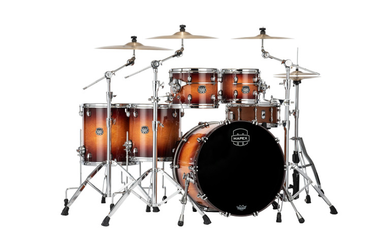 Mapex Saturn Evolution Maple/Walnut 5pc Workhorse Kit - Exotic Sunburst