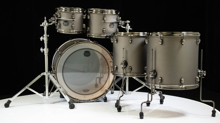 Mapex Saturn Evolution Maple/Walnut 5pc Workhorse Kit - Gun Metal Gray