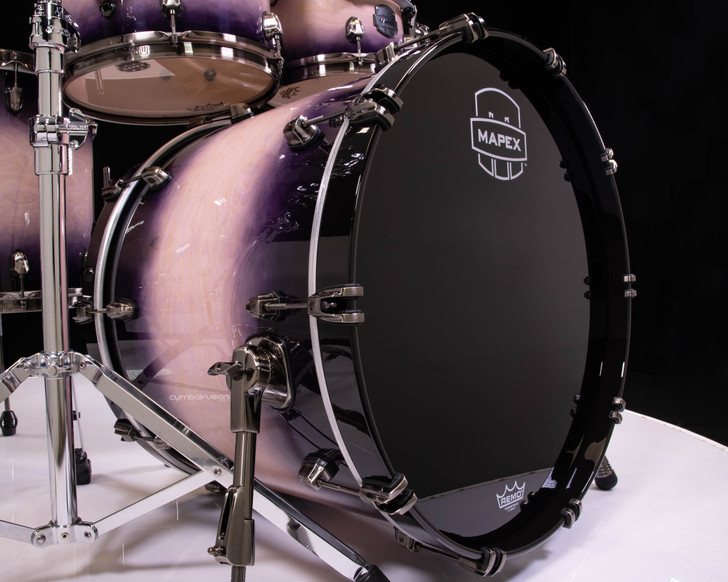 Mapex Saturn Evolution Birch/Walnut 5pc Workhorse Kit - Exotic Violet Burst