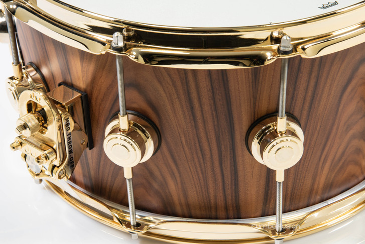 DW Collector's 7x14 15ply 100% Santos Rosewood - Single Row Gold