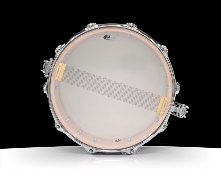 DW Collector's Series 7x14 VLT Snare Broken Glass Double Row Lugs