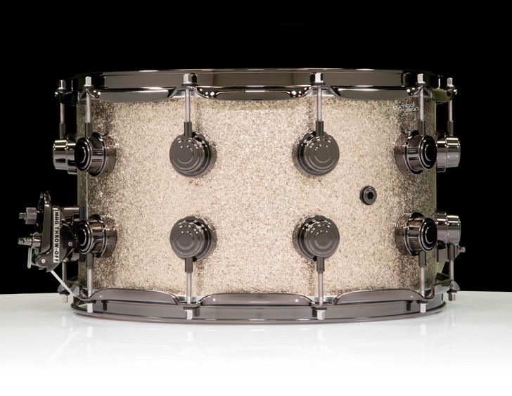 DW Collector's 8x14 VLT Snare -Nickel Sparkle w/ Black Nickel HW
