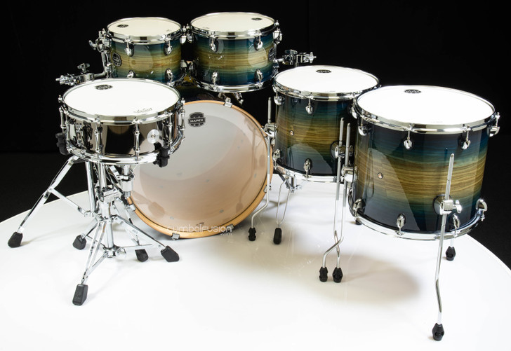 Mapex Armory 6pc Studioease Fast Toms Shell Pack - Rainforest Burst