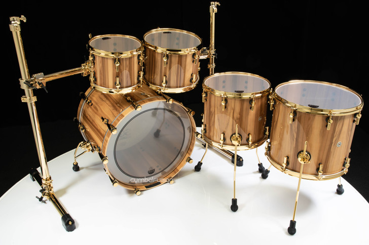 Sonor SQ2 5pc Maple Kit - American Walnut w/Gold HW