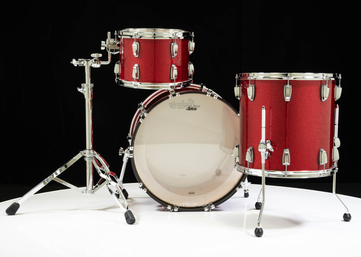 Ludwig Classic Maple FAB 3pc Shell Pack - Red Sparkle