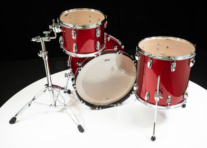 Ludwig Classic Maple FAB 3pc Shell Pack - Red Sparkle