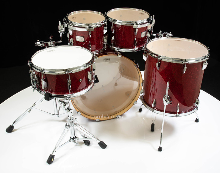 Canopus Yaiba II Birch 5pc Groove Kit - Dark Red Sparkle