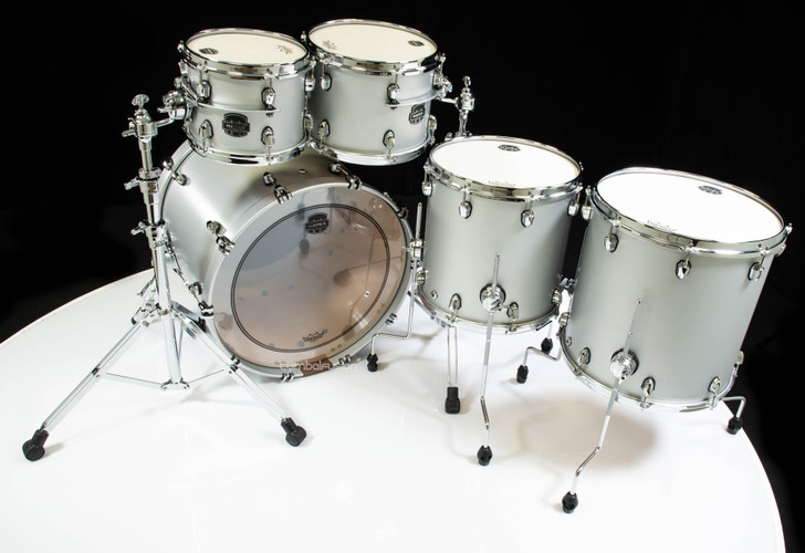 Mapex Saturn Evolution Maple/Walnut 5pc Workhorse Kit - Iridium Silver