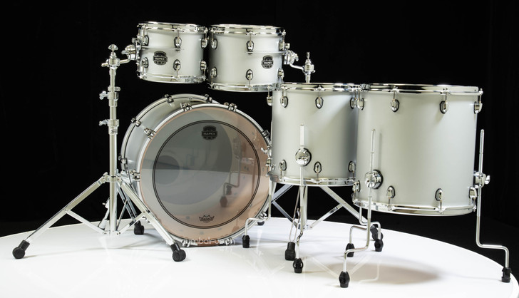 Mapex Saturn Evolution Maple/Walnut 5pc Workhorse Kit - Iridium Silver