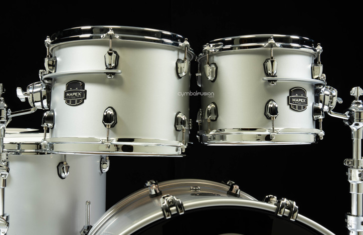 Mapex Saturn Evolution Maple/Walnut 5pc Workhorse Kit - Iridium Silver