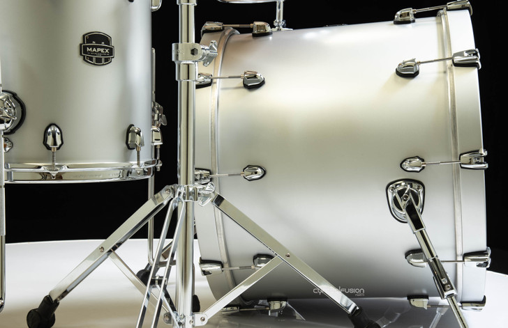Mapex Saturn Evolution Maple/Walnut 5pc Workhorse Kit - Iridium Silver