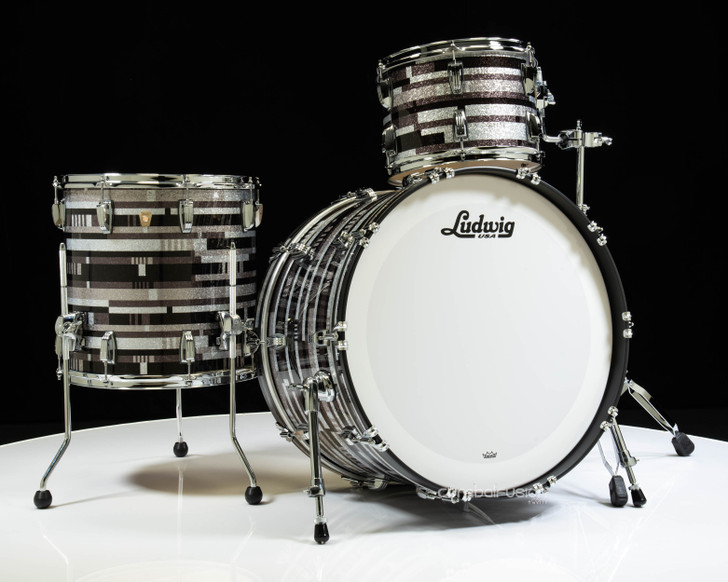 Ludwig Classic Maple PRO BEAT 3pc Kit 13/16/24 - Digital Sparkle